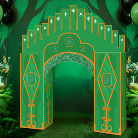 Bucherry Halloween castle decor enhances immersive photo moments and festive ambiance.