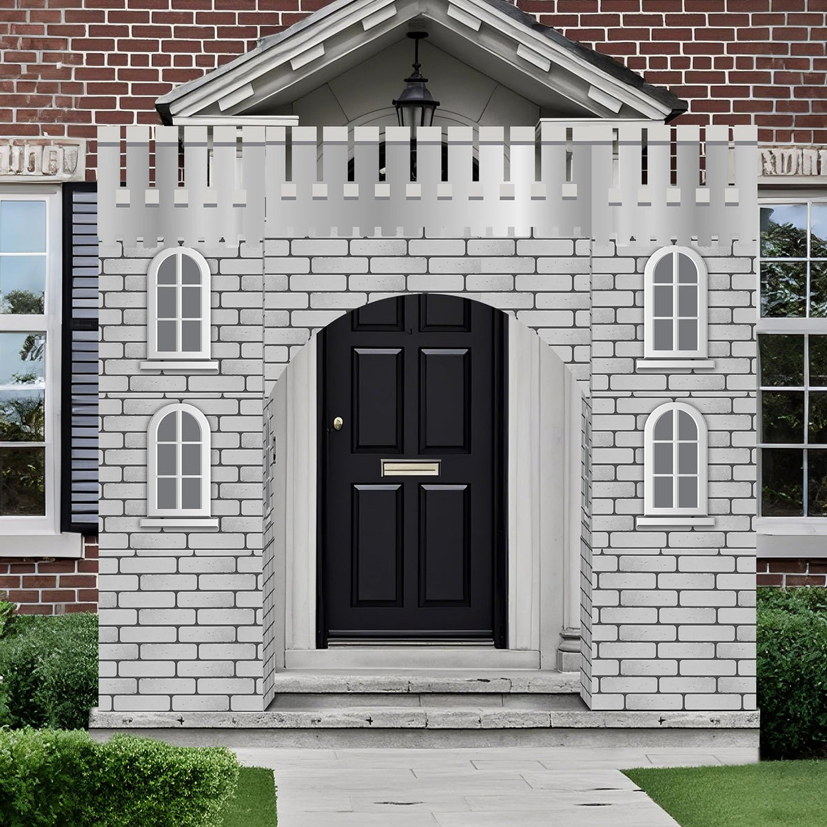 Bucherry medieval castle arch entryway for immersive play and photos.