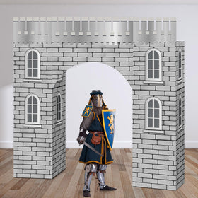 Bucherry medieval decoration box with cobblestone pattern adds authentic charm to party decor.
