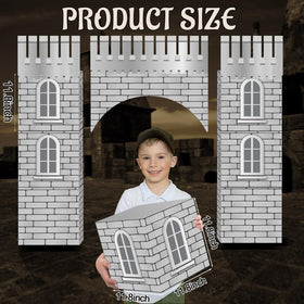Bucherry medieval decoration box closeup shows durable cardboard and retro colors.