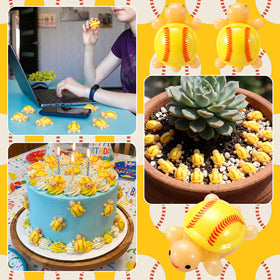 Bucherry brown mini turtles ideal as cake toppers and gifts.