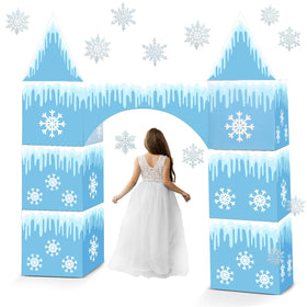 Bucherry Wonderland snowflake boxes six pack for festive backdrop.