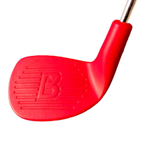 BucketGolf Club shows a durable steel shaft for long-lasting outdoor play.