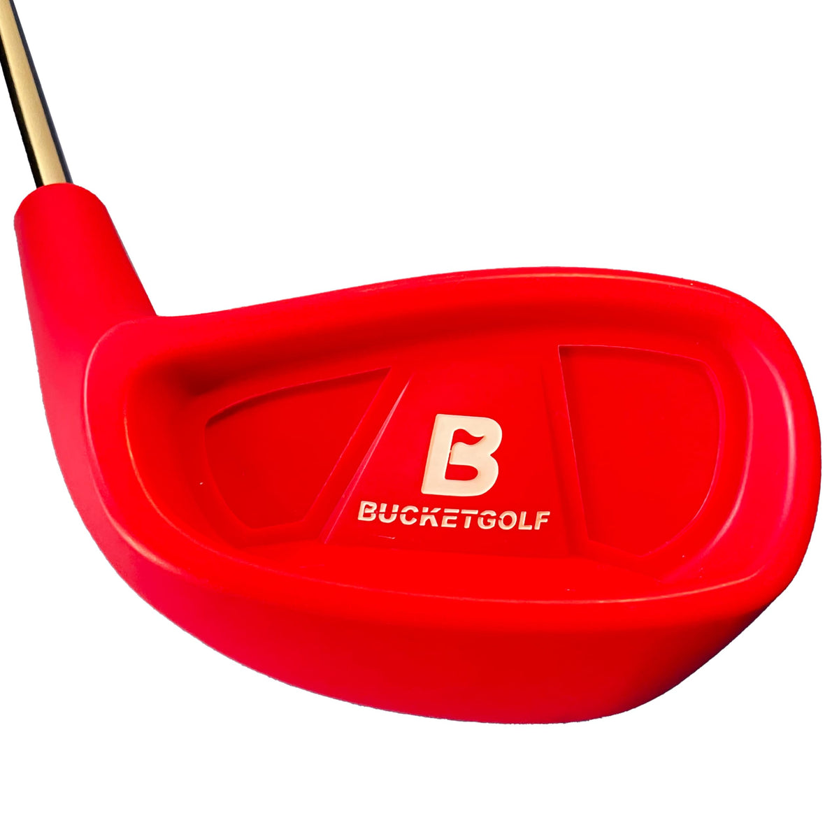 BucketGolf Club with oversize head for approachable backyard practice.