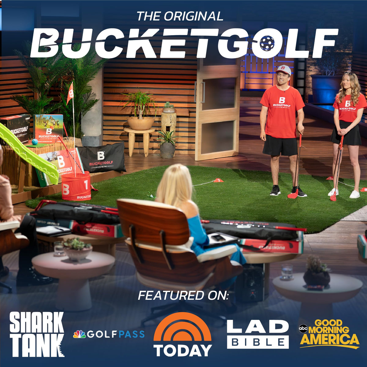 BucketGolf Club versatile design suits grass, parks, and yards.