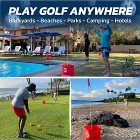 bucketgolf original game with a new custom course design in under five minutes.