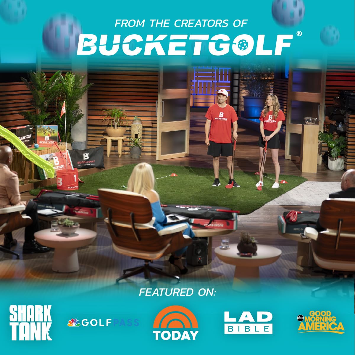 BucketGOLF PopPong at a tailgate on the beach for inclusive outdoor fun.