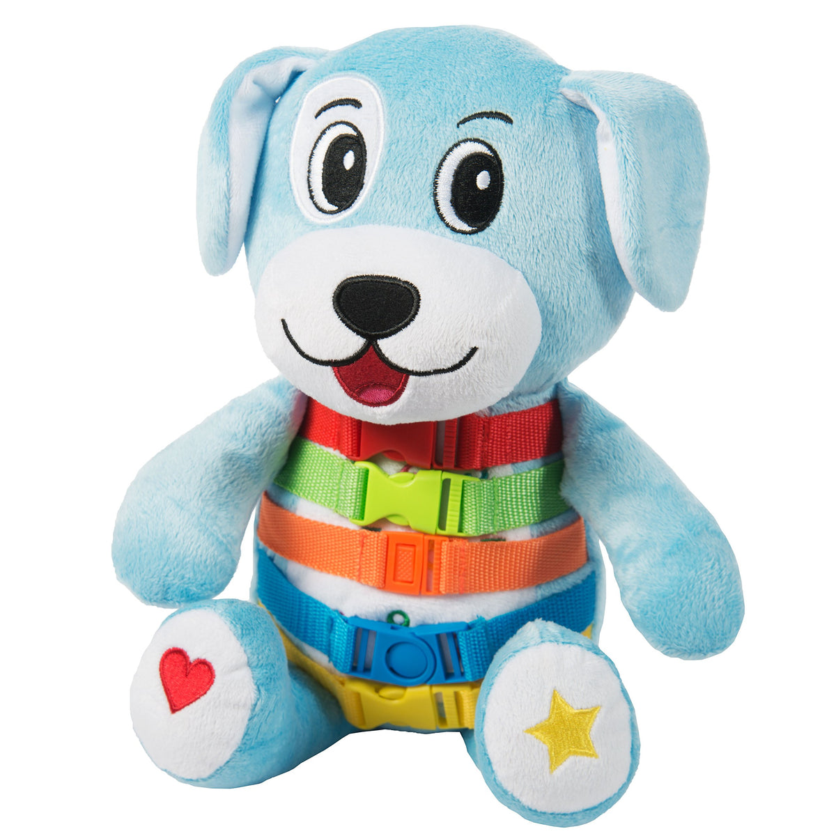 Buckle Toys Barkley Dog plush learning toy for early cognitive play