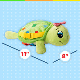 Buckle Toys Belle Turtle travel-companion keeps kids engaged on journeys