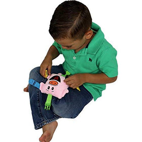 Buckle Toys Boink Pig compact travel companion for kids.