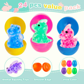 Budbof dinosaur-shaped squeeze balls add playful flair to gifts and prizes.