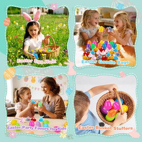 Egg hunt-ready Budbof fillers supporting imaginative play.