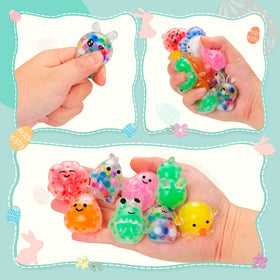 Budbof bunny and egg designs as Easter party prizes.