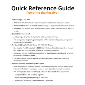 Buddy RC DSMX 6-Ch receiver multi-protocol compatibility supports diverse transmitters