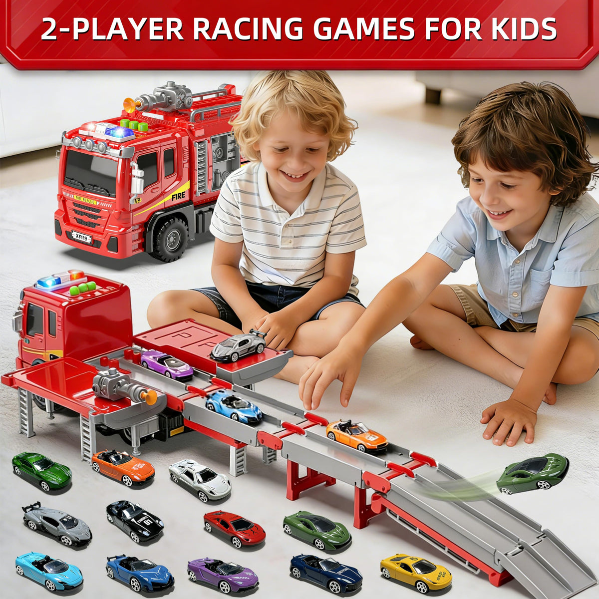 BuddyBight 12-diecast cars pack for fast mini races