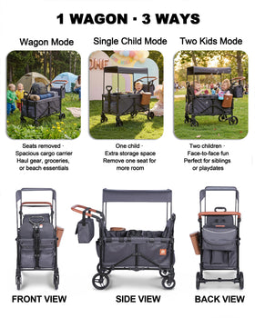 BudGlowey upf30-canopy blocks sun for both riders during park days