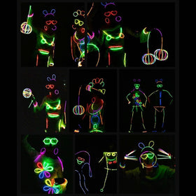 BUDI glow sticks party supplies for birthdays, concerts, and festivals