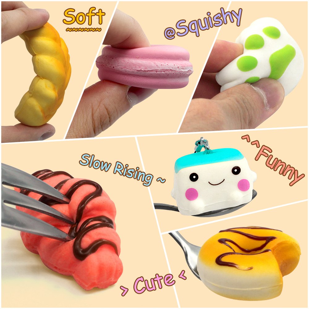 BUDI slow-rising panda bun squishies for tactile stress relief and fun