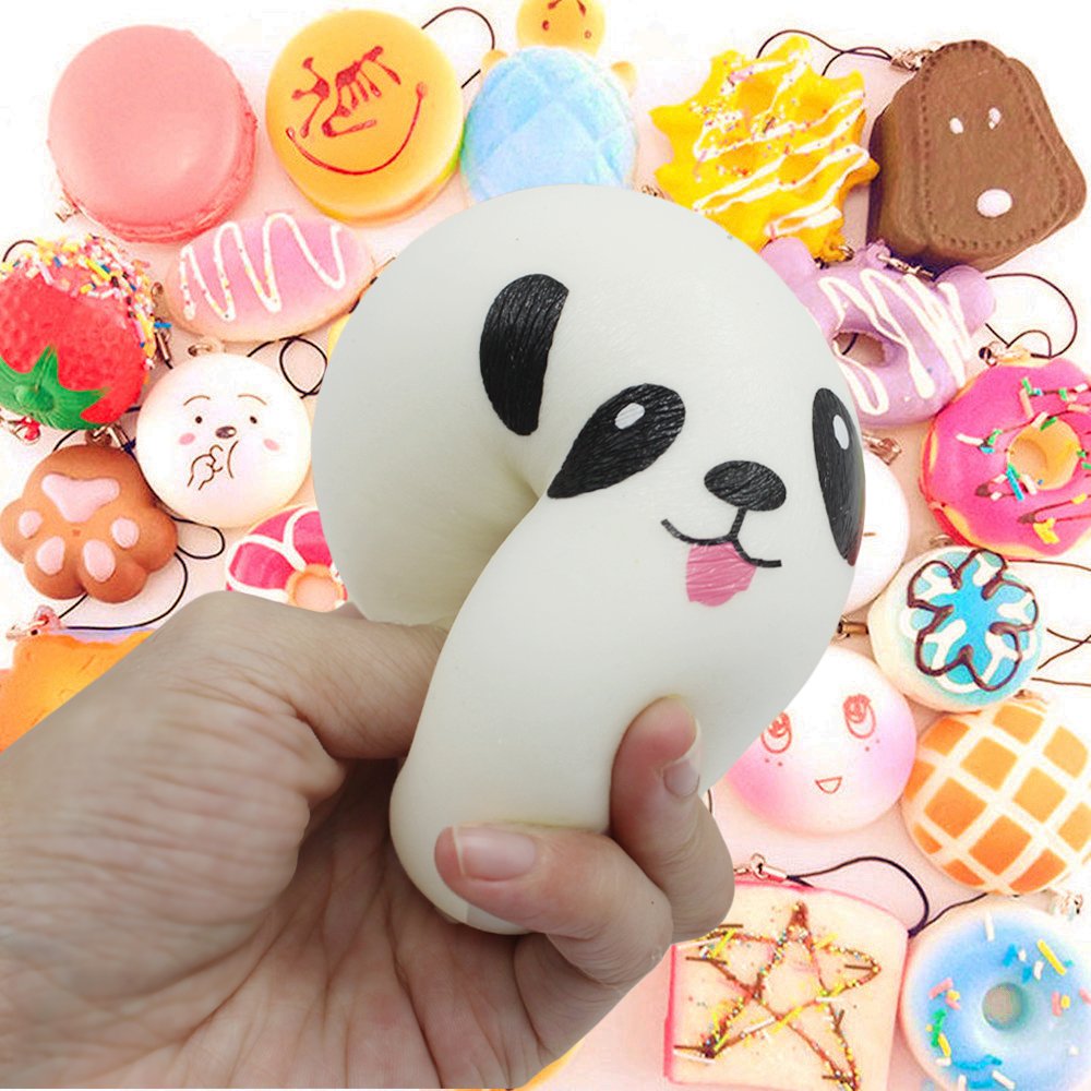 BUDI kawaii squishies in stockings for festive surprise and sensory play