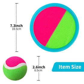 Bufeeaye 4 paddles and 3 balls support flexible group play.