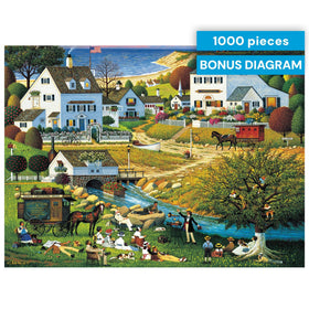 Buffalo Games 1000-piece puzzle finished size 26.75 by 19.75 inches
