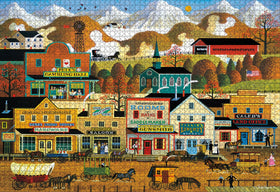 Buffalo Games Pete's Gambling Hall artwork puzzle for adults, detailed scene to enjoy.