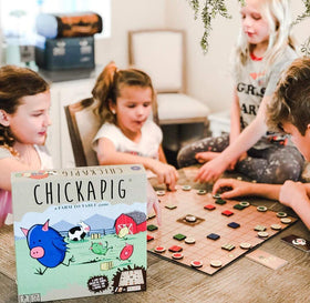 Humorous pooping cow token spices up turns and laughs.