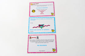Buffalo Games Hella 90's companion cards offer varied challenges.