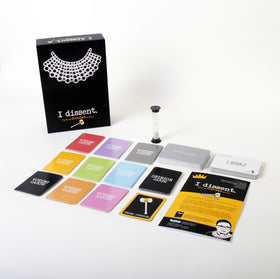 I Dissent topic cards spread for bold opinions and playful debates