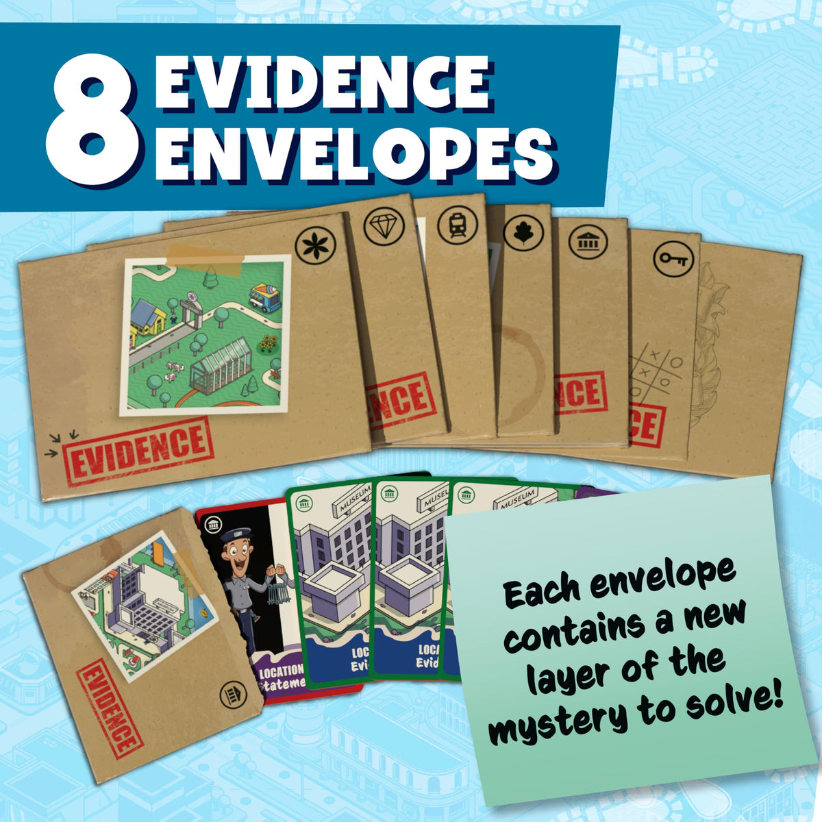 Buffalo Games Junior Detective Mysteries cooperative play supports solo or group detective fun.
