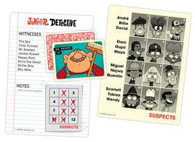 Buffalo Games Junior Detective cooperative puzzle solving during play.