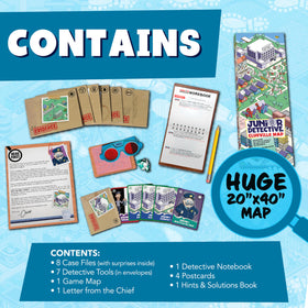 Buffalo Games Junior Detective Mysteries tools provide evidence gathering for thoughtful team collaboration.