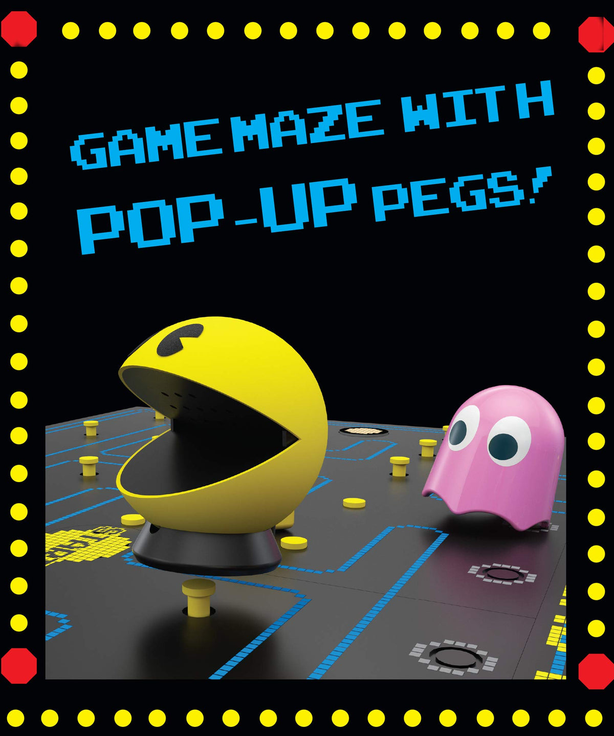 Buffalo Games Pac-Man high score pad helps track progress during play