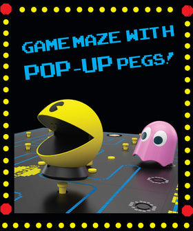 Buffalo Games Pac-Man high score pad helps track progress during play