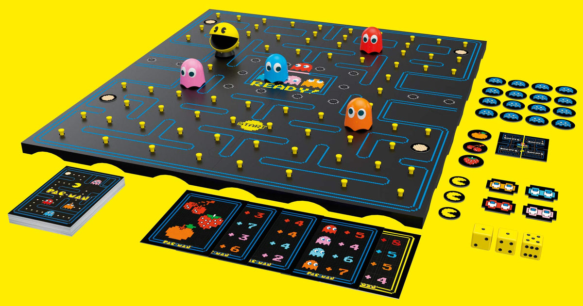 Buffalo Games Pac-Man electronic pawn moves with authentic cues