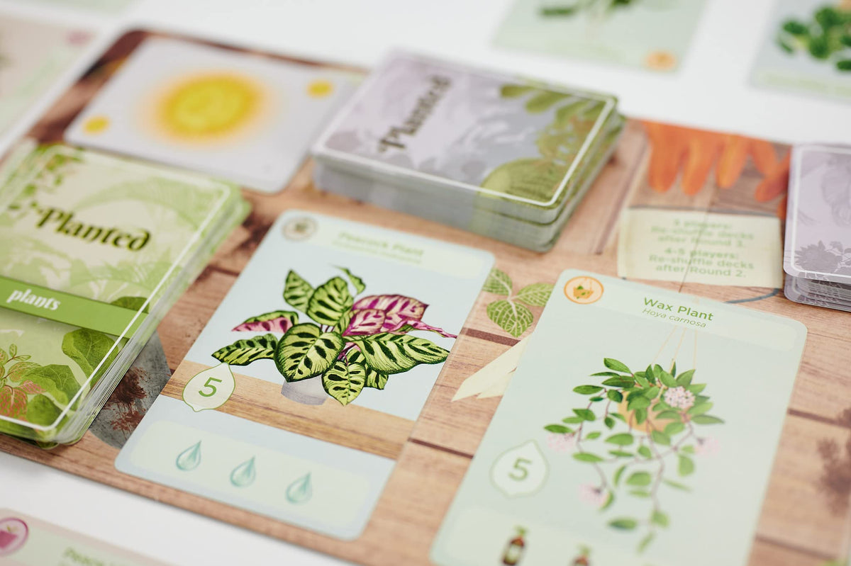 Buffalo Games Planted supports 2 to 5 players for engaging rounds.