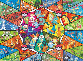 Buffalo Games Pokemon evolutions artwork puzzle showcasing bright, detailed characters for a challenging build