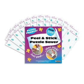 Buffalo Games Puzzle Presto hangers shown for easy wall mounting.