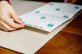 Buffalo Games Puzzle Presto instruction card demonstrates simple steps.