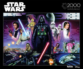Buffalo Games Star Wars Darth Vader red lightsaber image, perfect for intense puzzle sessions.