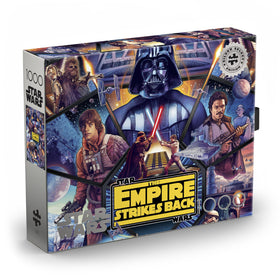 Buffalo Games Star Wars Empire Saga 1000-piece puzzle box art for adults and fans.