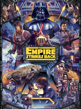 Buffalo Games Star Wars Empire Saga 1000-piece puzzle partially assembled to spark problem-solving.