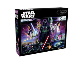 Buffalo Games Star Wars heroes and villains image, great for challenging group puzzles.