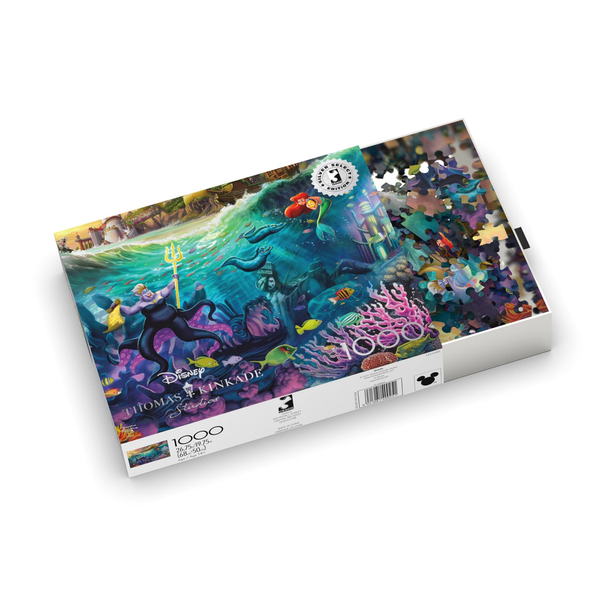 Buffalo Games Ursula puzzle coral reef detail adds texture for richness.