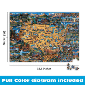 Buffalo Games usa-made puzzle on recycled board, quality you can trust.