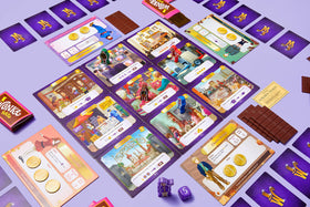 Buffalo Games Willy Wonka candy cards help build combos and boost collected rewards.