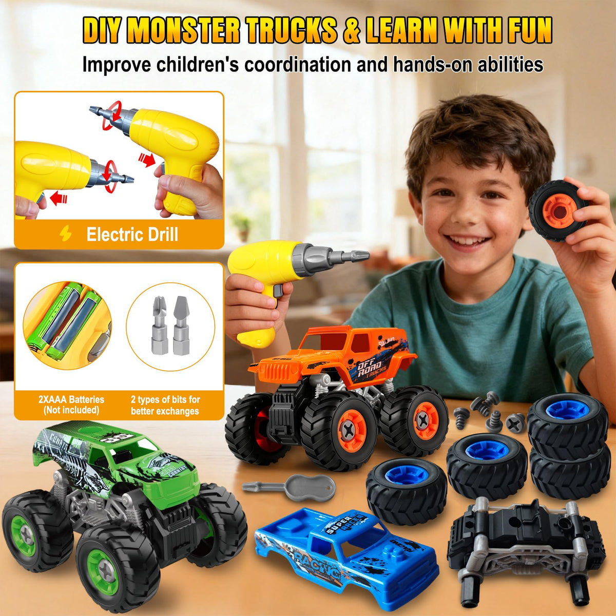 Bugrtarey manual screwdrivers included for easy, precise assembly and problem-solving.