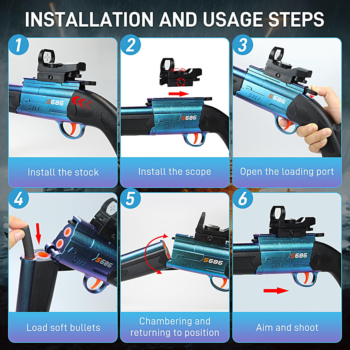 Bugrtey simple trigger design supports quick shots for beginners.