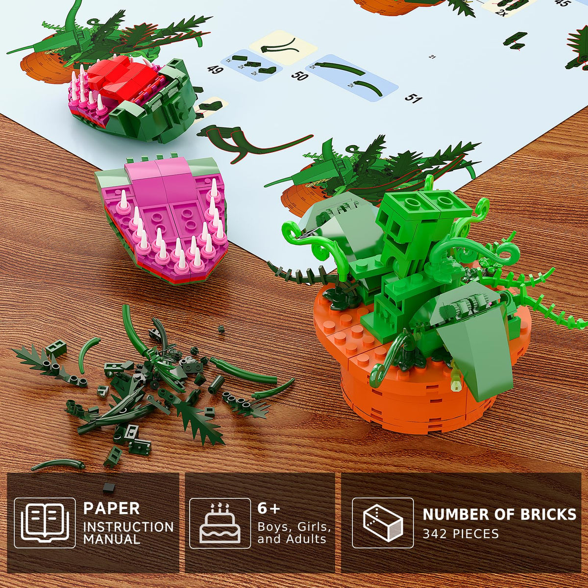 BUILDIFY Audrey II desktop display makes a bold home centerpiece.