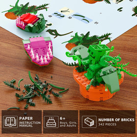 BUILDIFY Audrey II desktop display makes a bold home centerpiece.